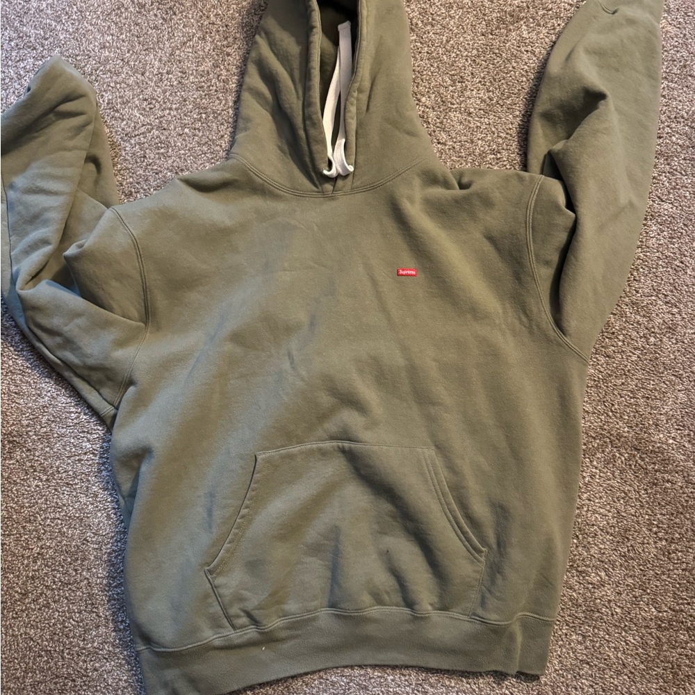 Supreme box Men's Green Hoodie